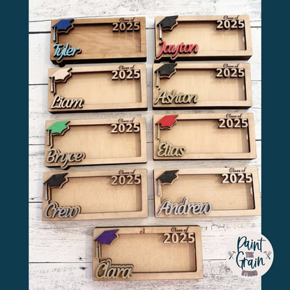 Graduation Money/gift card Holder Gift- Personalized