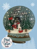 Light Up Snowman snowglobe