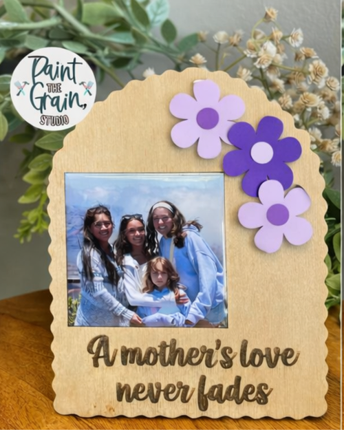 Photo Magnet Frame-A mother's love never fades