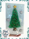 Crushed Glass Christmas Tree