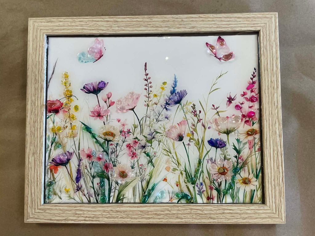 Spring- Embellished Resin Art Frames