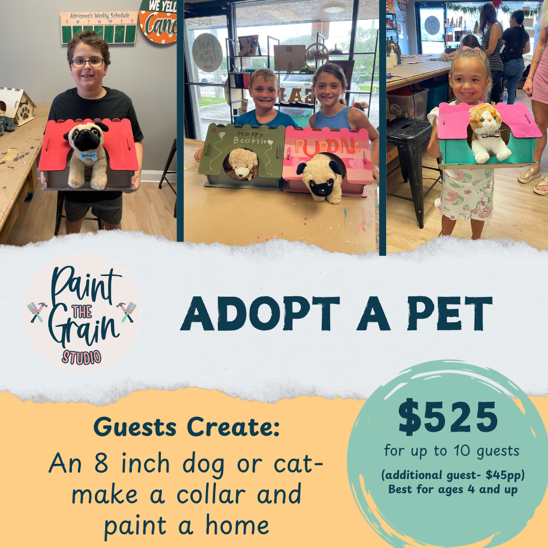 Birthday Package- ADOPT A PET
