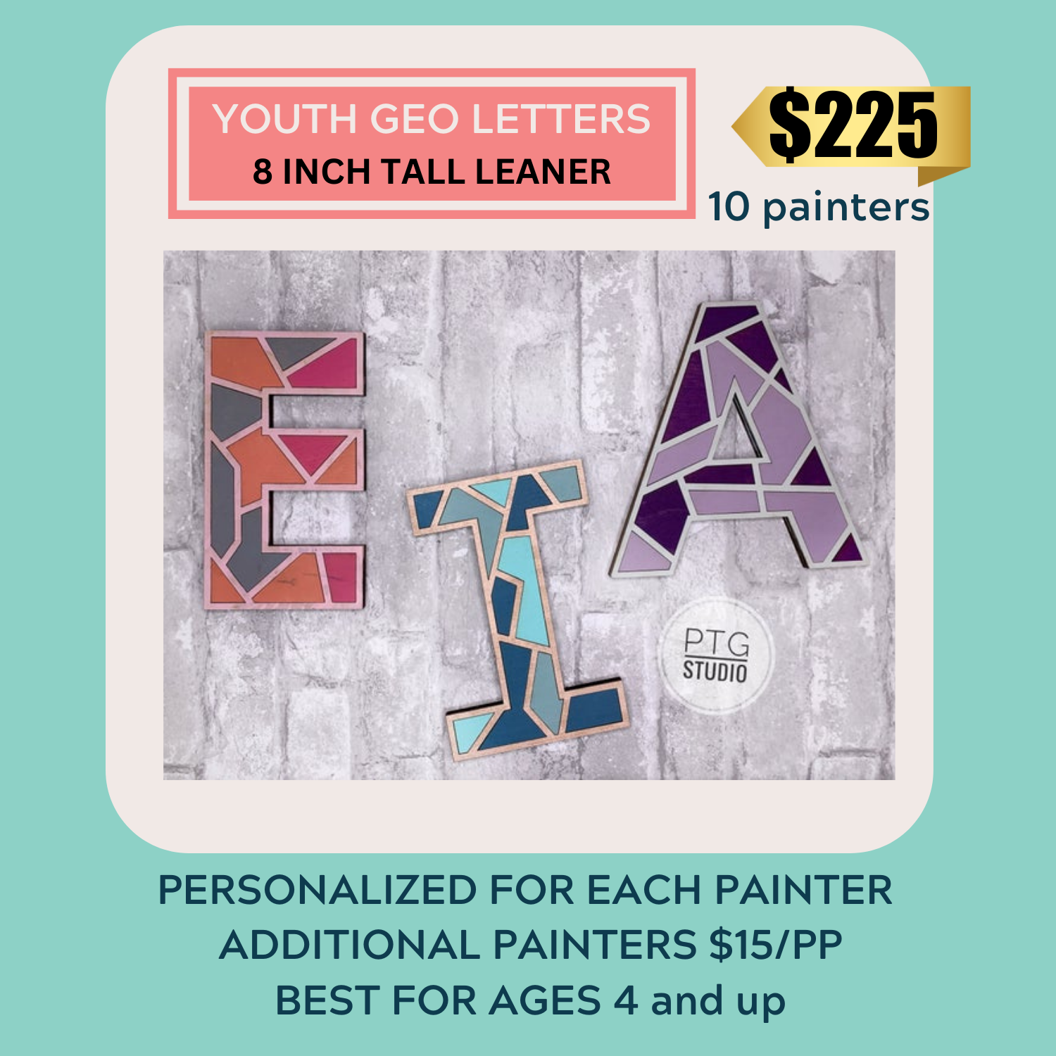 Birthday Package- Geometric Letters