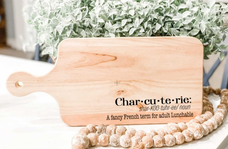 Epoxy Pour Cutting Board- Charcuterie Definition