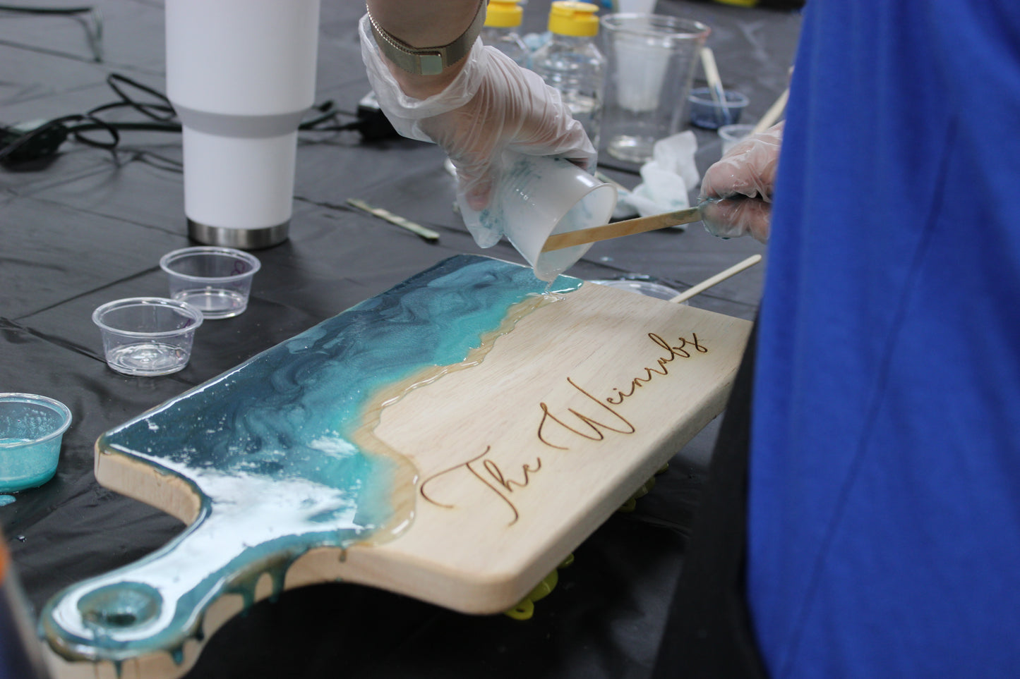 Epoxy/Resin Pour Cutting Board