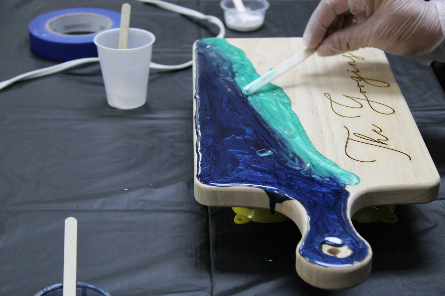 Epoxy/Resin Pour Cutting Board