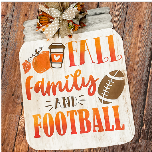 Fall family and football