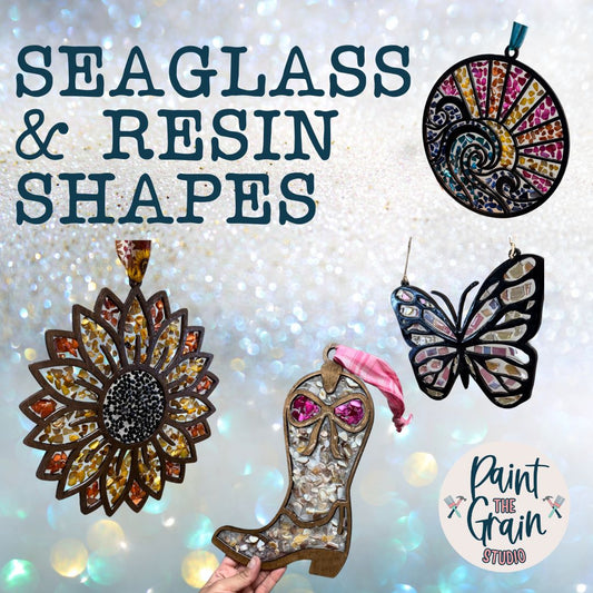 Sea Glass and Resin Art