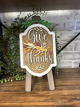 Give Thanks - Table Top Easel