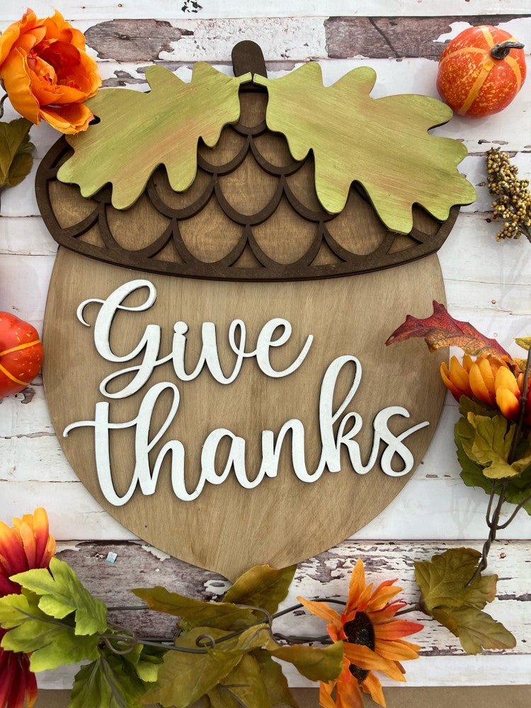 Give thanks Acorn