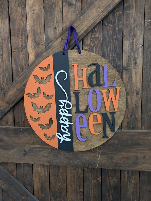 Happy Halloween - side bats