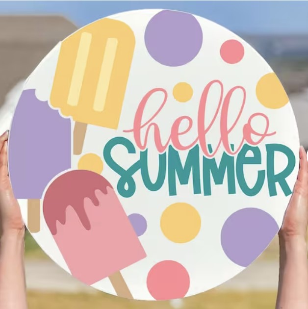 Hello Summer -Popcicles