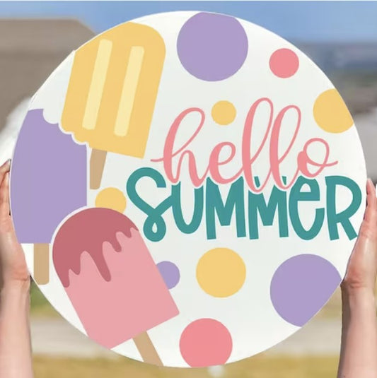 Hello Summer -Popcicles