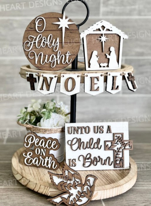 O Holy Night -Tier Tray Set