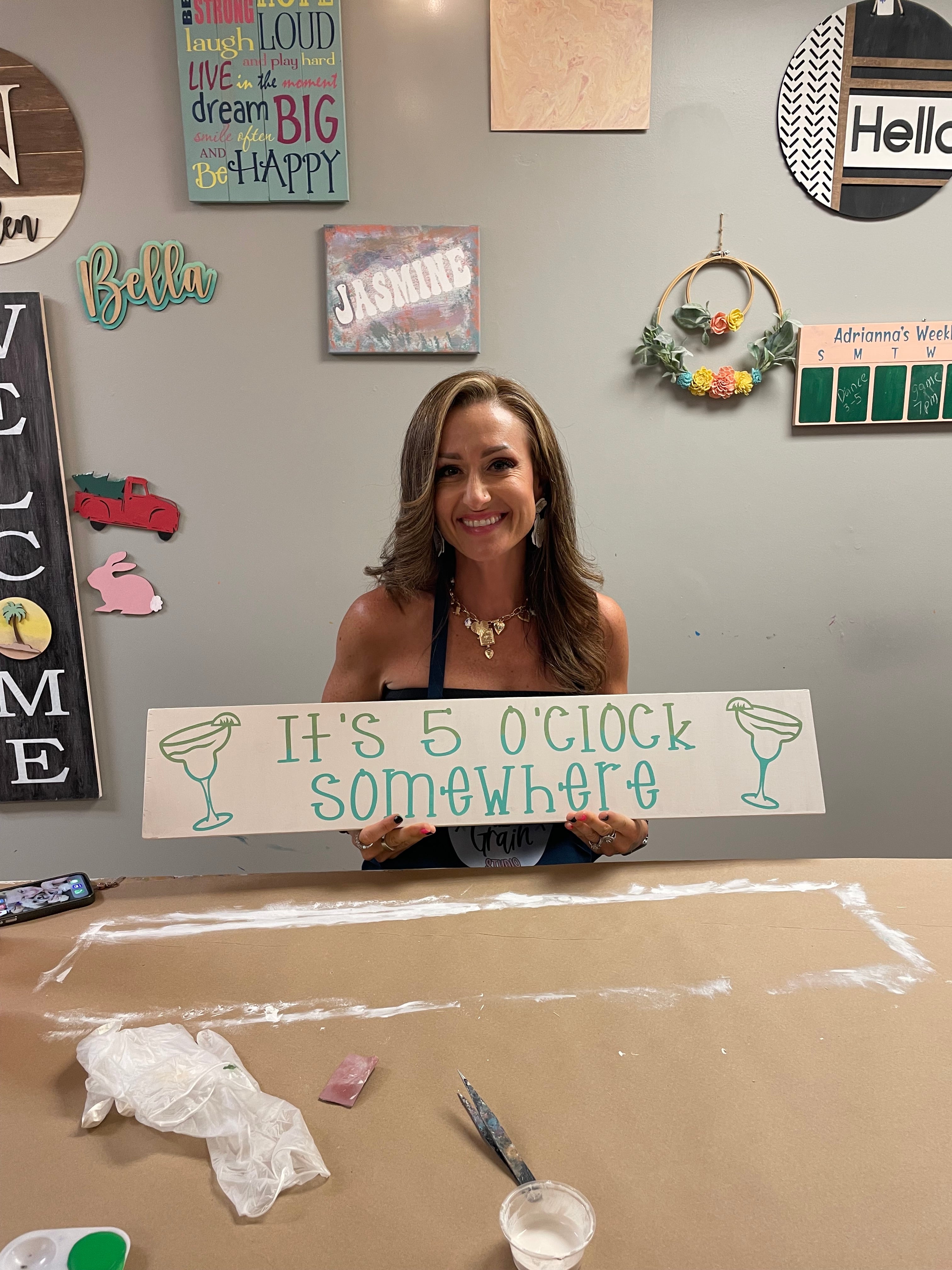 It's 5 O'Clock Somewhere- skinny  plank