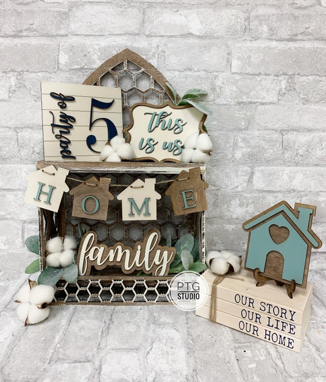 Laser Cut Tiered Tray
