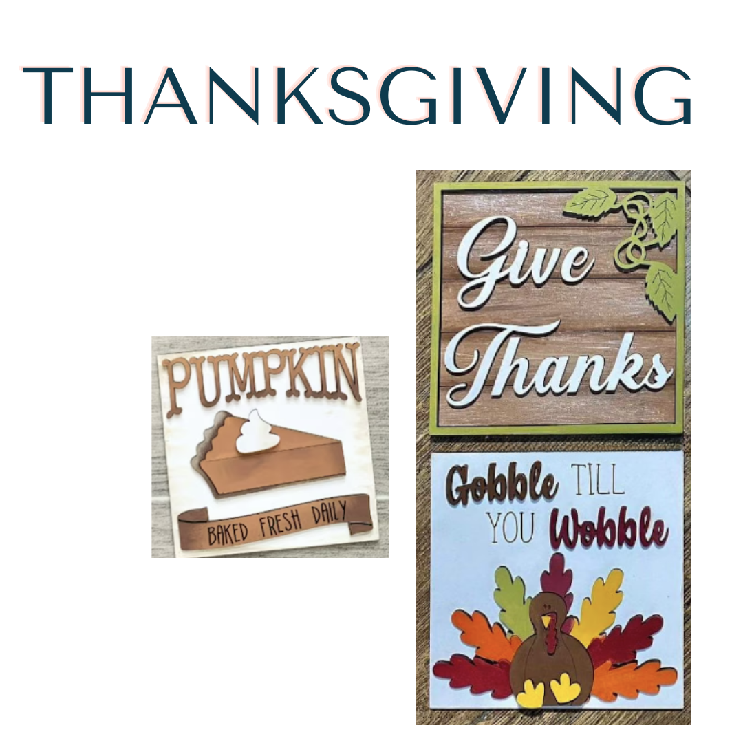 Thanksgiving Mini Ladder
