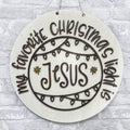 My favorite Christmas light is Jesus
