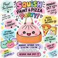 Squish Paint and Pizza Party