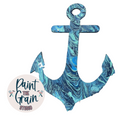 Anchor Paint Pour Shape