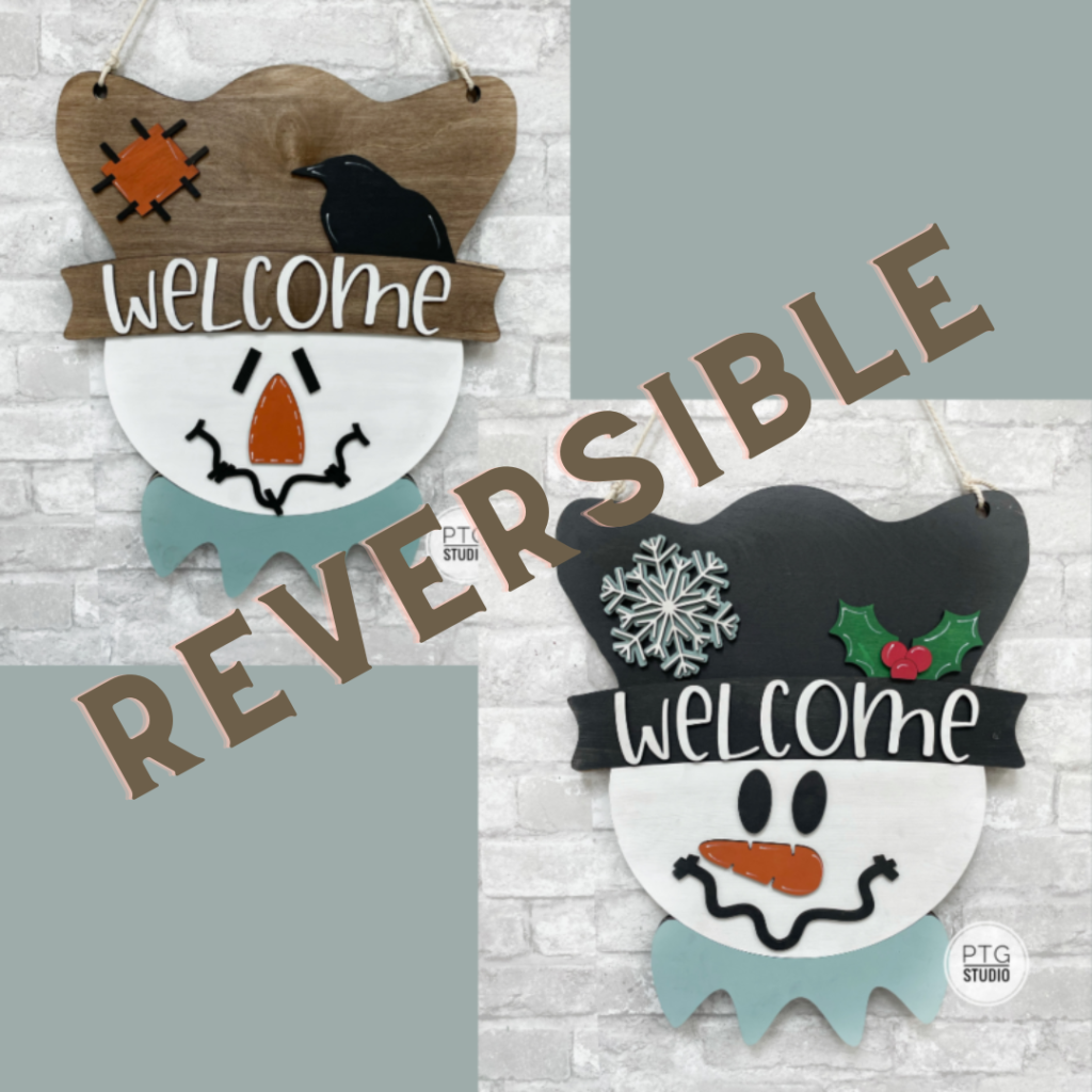 Scarecrow/Snowman reversible