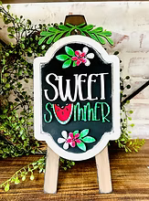 Table Top Easel- Sweet Summer