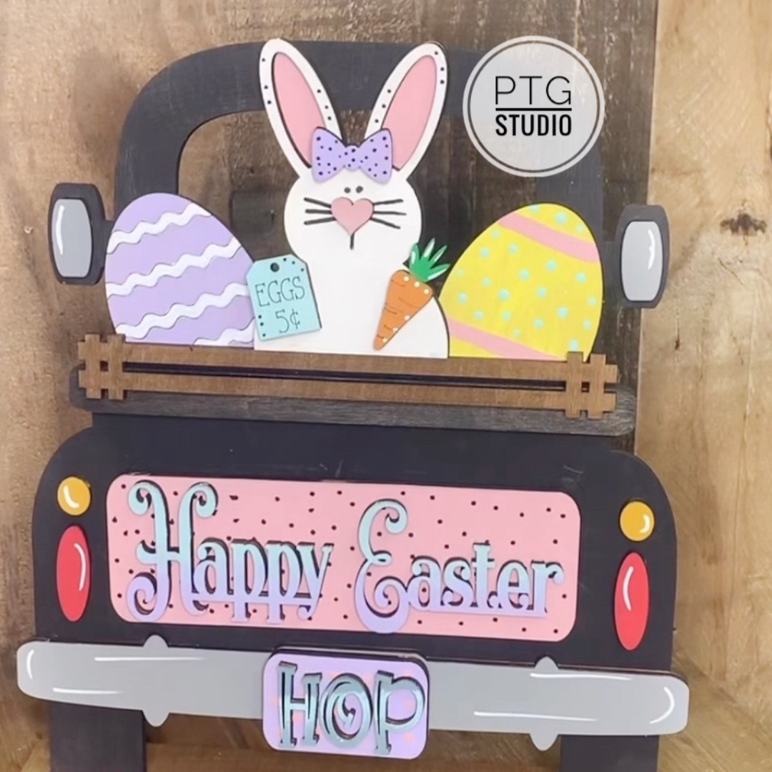 Interchangeable truck - Happy Easter